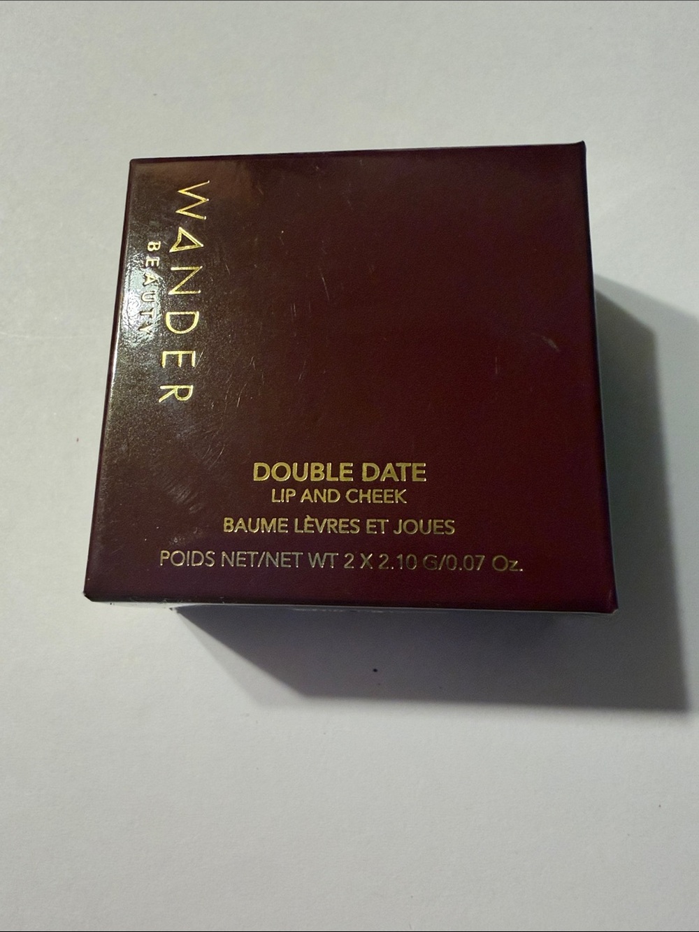 Wander Beauty Double Date Lip & Cheek Balm - Deep Burgundy